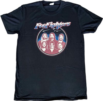 Foo Fighters - Classic Photo Heren T-shirt - S - Zwart