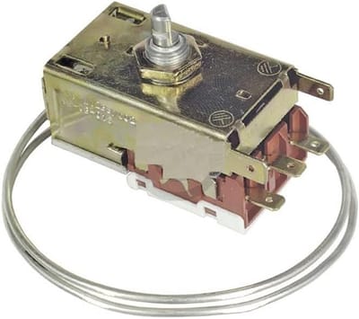 Koelkast Thermostaat - Temperatuurregelaar - Koeling Instellen - Model K59L1238/002 - 8.8 x 8.5 cm - Zwart