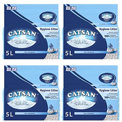 Kattenbakvulling 4 x 5 l voor optimale hygiëne
