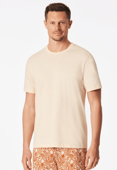 Beige shirt met korte mouwen - Mix+ Relax 48