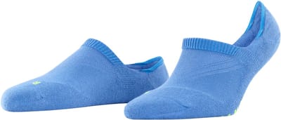 FALKE Cool Kick onzichtbar eenkleurig functioneel materiaal footies dames blauw - maat 35-36