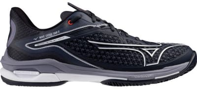 Mizuno Tennisschoen Padelschoen Wave Exceed Tour 6CC Heren Blauw Wit Grijs