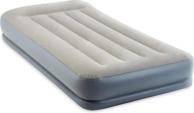 Middelhoog luchtbed met kussensteun en Fiber-Tech, 99 cm x 191 cm x 30 cm