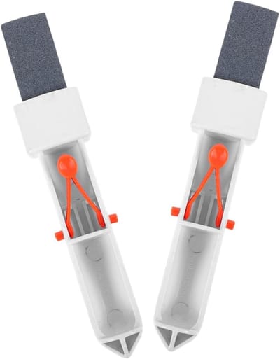 Puimsteen Reiniger - Stenen Set - Zwembad Schoonmaken - Met Handvat - 2 Stuks - Grijs
