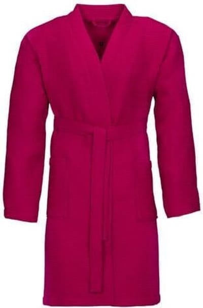 Vossen Badjas Comfort Line ROM - Pique Crandberry M - Sauna Badjas
