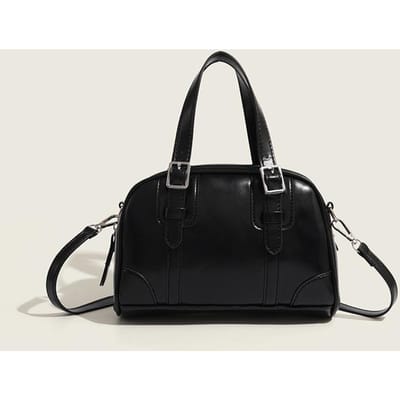 High-end kussentas voor dames Nieuwe Koreaanse retro handtas Niche Meisjes Veelzijdige schoudertas Crossbodytas black
