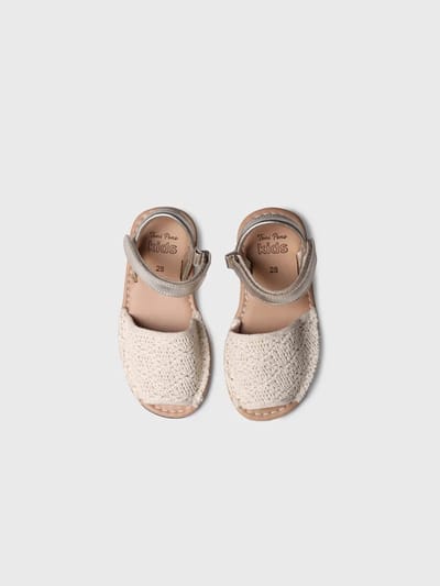 Kindersandalen in Menorcaanse stijl met klittenbandsluiting | COVA-AD