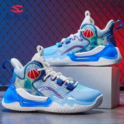 Kinderschoenen Herfst Nieuwe Basketbalschoenen Grote Kinder Sportschoenen Jongens Trendy Schoenen 40