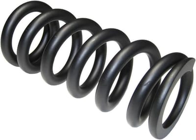 Stalen Veer - Reserveonderdeel Demper - Fiets Ophanging - Metrische Standaard - 134x55mm 400lb - Zwart