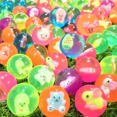 Balle Sautante 25mm Jouet Anti-Stress Balles Rebonds Enfants Eau Engage Avec Jouets de Bain Jeux d'Extérieur Jouet Éducatif pour W10918WW-