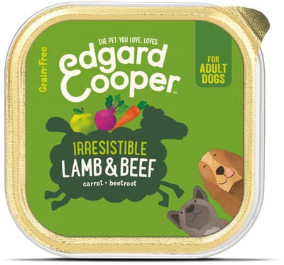 Edgard & Cooper Kuipje Honden Natvoer Hondenvoer Lam - Rund 150 gr