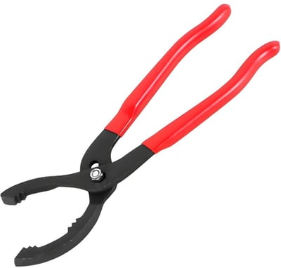 EXCITAT Oliefiltertang - Antislip handgrepen - voor auto's, vrachtwagens, motoren - Rood