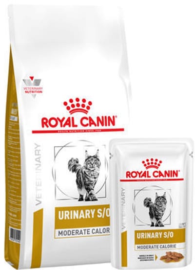 Royal Canin Urinary S/O Moderate Calorie kat Combi - 3,5 kg + 12 x 85 g