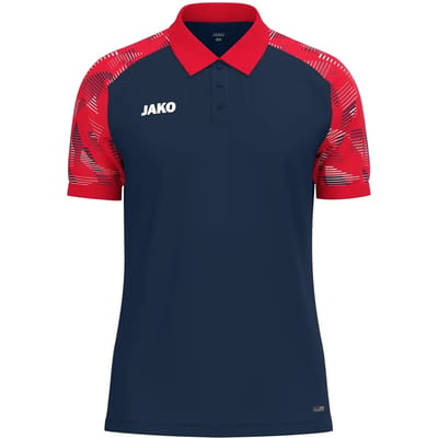 Jako Sonic Polo Kinderen - Marine / Rood | Maat: 140