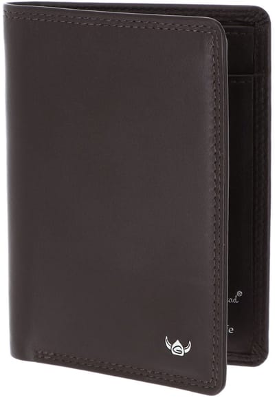 Golden Head Leren identiteitskaarthoesje Polo RFID Protect Ausweisetui 4481 Dunkelbraun donkerbruin