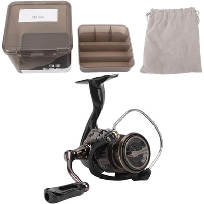 Moulinet de Pêche Fibre de Carbone Métal Caoutchouc Long Lancé Puissant Léger Moulinet Spinning Doux pour Eau Salée Eau Douce STA1000