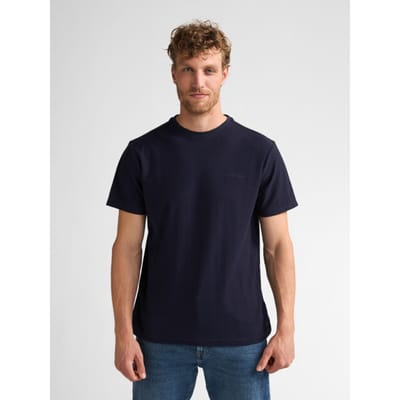 Petrol Industries - Heren T-shirt met visgraatpatroon hayden - Blauw - Maat XXXL