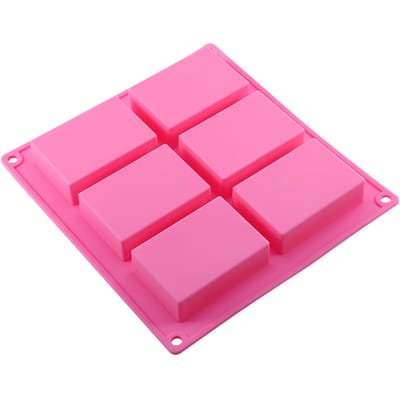 Zeep Kaars Mal Siliconen Ambacht DIY Maken Zelfgemaakt Koekjes Bakken Cakevorm DIY pink