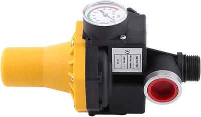 Automatische Waterpomp Regelaar - Intelligente Pompsturing - Constante Waterdruk - Automatische Aan/Uit - 1 Inch Aansluiting - Grijs