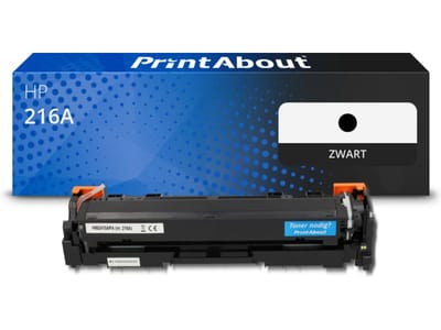 PrintAbout huismerk Toner 216A (W2410A) Zwart Geschikt voor HP