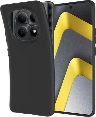 Just in Case hoesje geschikt voor Xiaomi Poco M8 (5G) Hoesje Siliconen - Flexibele Case - Zwart
