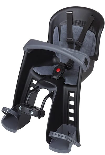 Polisport Bike Bilby Junior+ Voorste Kinderzitje Voor De Fiets Zwart Max 15 kg Jongen