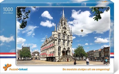 Puzzels - Oude Stadhuys - Gouda - Nederland - Legpuzzel - 1000 stukjes