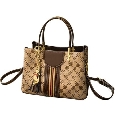 Sac à bandoulière, sac à main à une épaule, grande capacité, léger, luxueux, tendance, polyvalent, niche, sac sous les bras brown