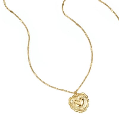 Love Statement Ketting | RVS (Verkleurt niet) | Goudkleurig | Lange Ketting | Beste Cadeau voor haar