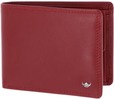 Golden Head Leren portemonnee Polo RFID Protect Scheintasche 1138 Rot donkerrood