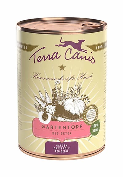 Terra Canis Groente & Fruit Menu Rode Detox - 6 x 400 g