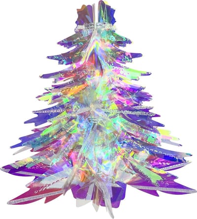 Kerstversiering Kerstdecoratie Kerst Slinger Vlaggenlijn Guirlande Kerst Versiering Kerst Decoratie Ster Slingers Glinster - 20 Cm
