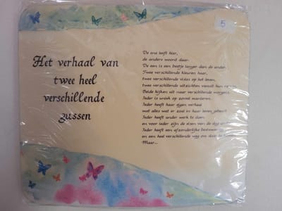 Muismat met prachtige tekst - Mousepad