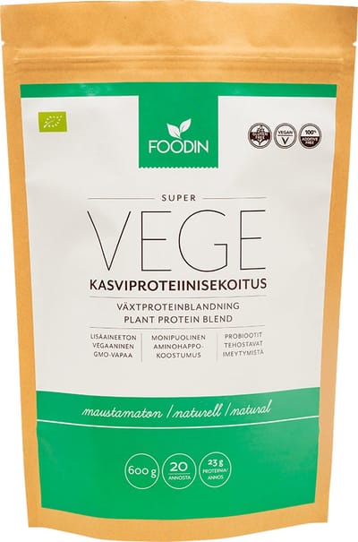 Biologische Vegan Eiwitpoeder 600g-Foodin