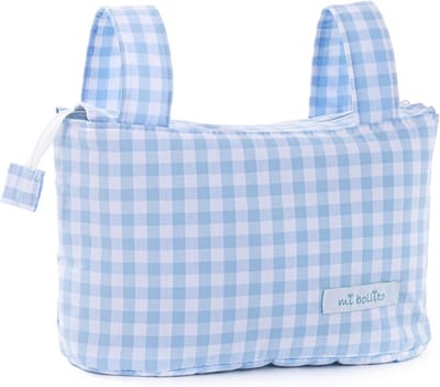 Kinderwagen Organizer - Baby tas - Baby verzorgen - Vichi design - 10 x 5 x 5 cm - Blauw