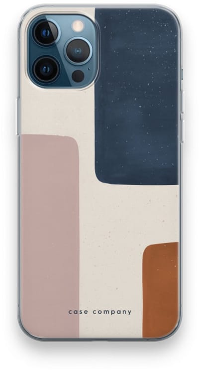 Case Company® - Hoesje geschikt voor iPhone 12 Pro hoesje - Geo #5 - Soft Cover Telefoonhoesje - Bescherming aan alle Kanten en Schermrand