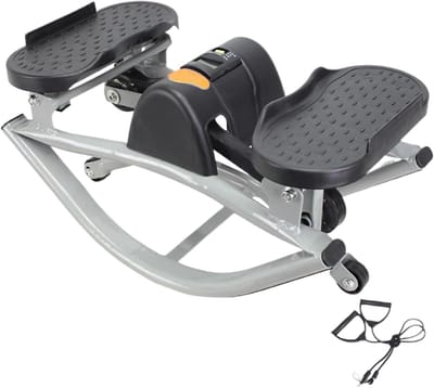 Compacte Stepper - Zijwaartse Trainer - Beentraining Thuis - Stille Werking - 6.5 kg - Meerkleurig