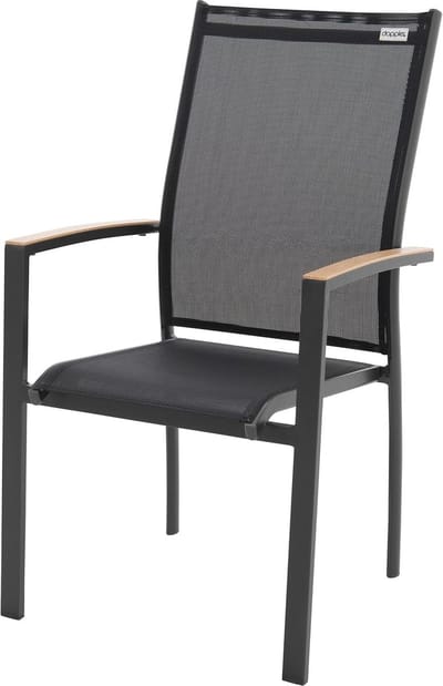 Stapelen Tuinstoel van Aluminium - Weerbestendig en Ergonomisch voor Comfortabel Zitten