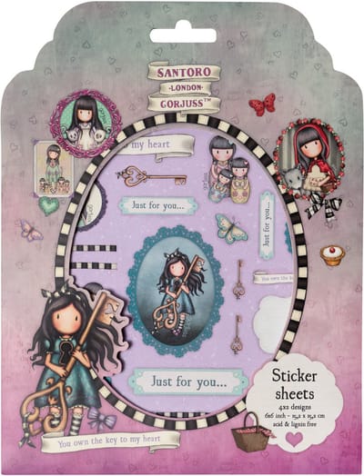 Studio Light Gorjuss Sticker Sheets 4x2 Designs