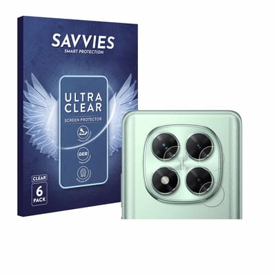 Savvies - Screenprotector voor Xiaomi Poco X7 (ALLEEN Camera) - Folie Beschermfolie transparant 6 Stuks