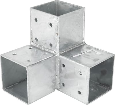 Wovar Pergola Hoekverbinding voor 7 x 7 cm palen Kubus model| Per stuk
