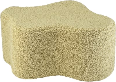 Wigiwama Teddy Cloud Pouffe / Poef - Ø40x25cm - Matcha