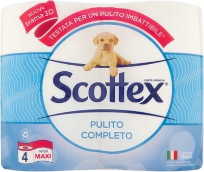 Toiletpapier Rollen - Zacht Papier - Dagelijks Gebruik - Verrijkt met Katoenvezels - 4 Maxi Rollen - Wit