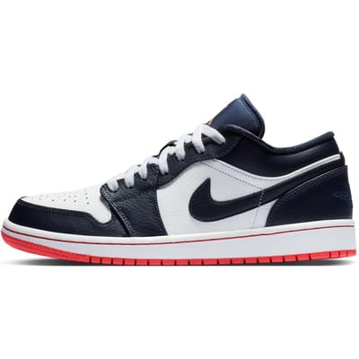 JORDAN 1 Low Obsidian Ember Glow 553558-481 42.5 white
