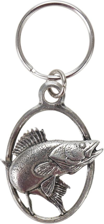 Sleutelhanger Snoekbaars Vissen – Roofvissen Keyring Sleutelhangers Vis Vissoorten Dieren Roofvis