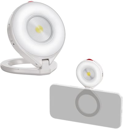 Telesin Magnetische Flitser & Ringlamp voor MagSafe - Oplaadbaar & Dimbaar - Wit