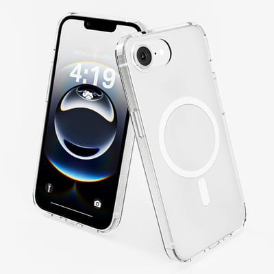 Hoesje - Geschikt voor iPhone 16e/17e - Transparant - Geschikt voor MagSafe - Slank - Sterk - Shock proof