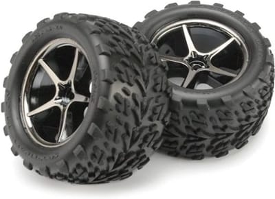 Gemini Banden en Wielen voor Modelauto's - Zwart/Chroom