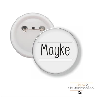 Button Met Speld 58 MM - Mayke
