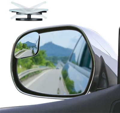 Dailygoods - Dodehoekspiegel 2 Stuks - Verstelbare Convexe Spiegel voor SUV en Vrachtwagen